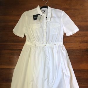 NWT Alexander Lewis UK Gloria wrap effect shirt dress